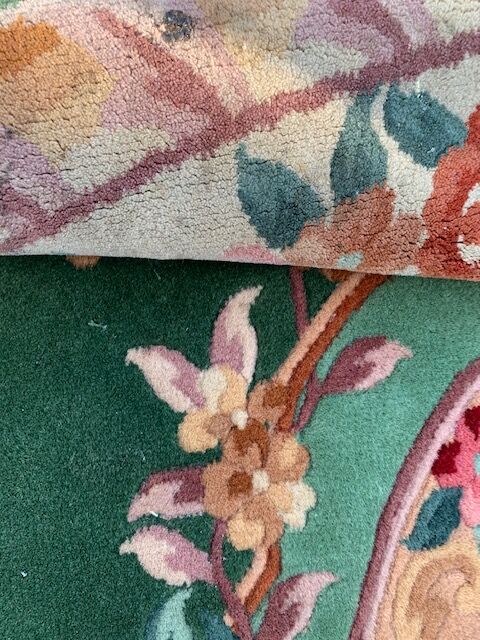 Vintage round rug