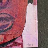 Abdelkrim Tajiouti (Born in 1970) - Mixed media on paper signed