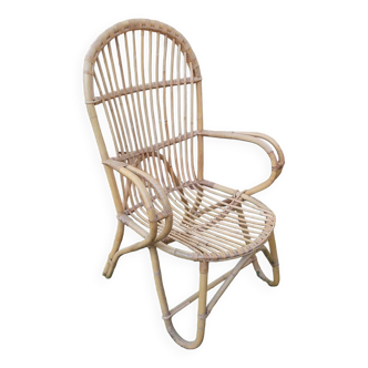 Rattan/wicker armchair