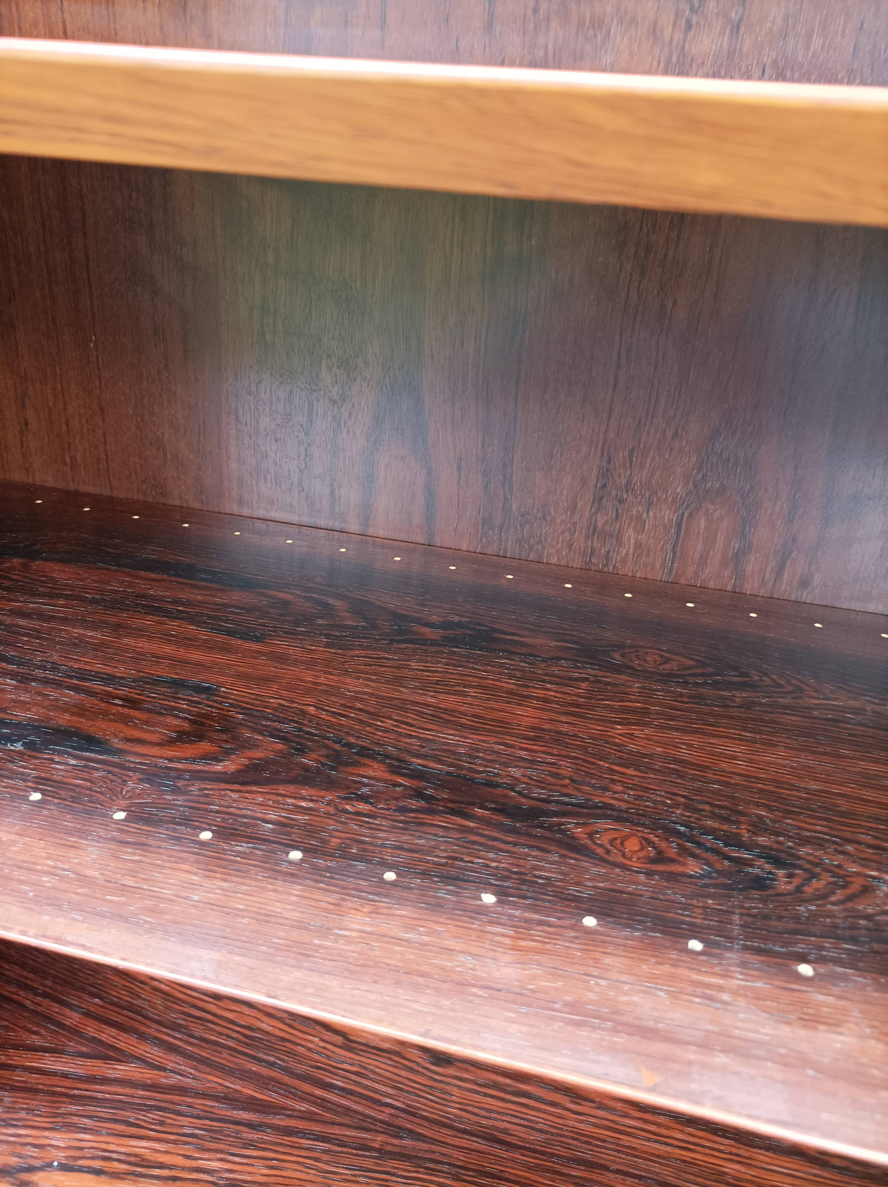 Rosewood bookcase by poul hundevad for hundevad & co. denmark, 1970