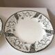 Longwy green ceramic plate, ironstone, 19th century