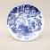 Royal Copenhagen Christmas plate in blue porcelain 1999