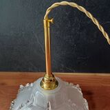 Paire SUSPENSIONS art déco ezan Jean Gaultier, suspensions vintage 1930 Fra