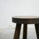 Vintage wooden tripod stool