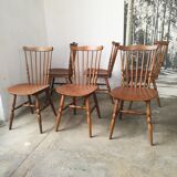 Set de 6 chaises bistrot Tacoma par Baumann
