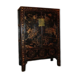 Chinese cabinet in polychrome elm