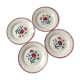 Lot of 4 dessert plates Digoin Sarreguemines model Prairial