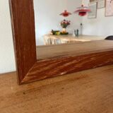 Vintage Danish teak mirror