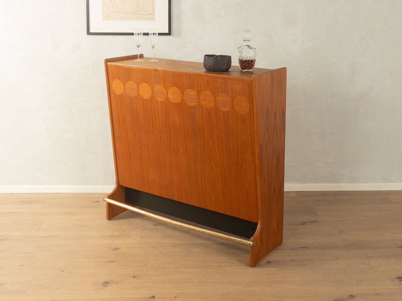 SK661 home bar from the 1960s by Johannes Andersen for J Skaaning & Søn