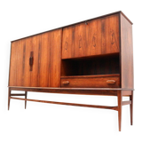 Buffet haut / buffet haut vintage en palissandre de haute qualité fabriqué dans les années 60