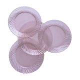 4 rosaline Arcoroc flat plates