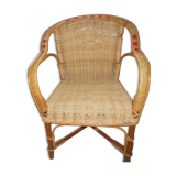 Wicker armchair