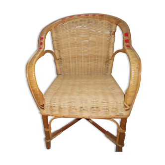 Wicker armchair