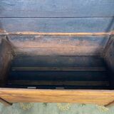 Rustic solid oak box 19th