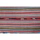 1970s Vintage Turkish Oushak Handmade Wool Cotton Pink Area Rug 157x219