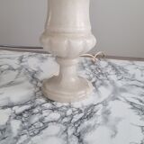 Lampe à poser en albatre vintage