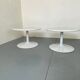Table basse ronde blanche par Artifort, années 1970