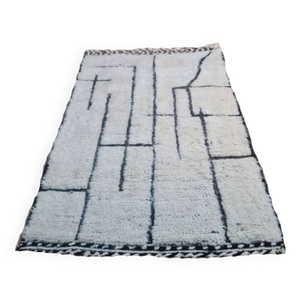 Handmade wool Berber rug 150 X 100 CM