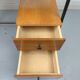 Bureau vintage formica et métal caisson deux tiroirs