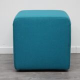 Blue Steelcase B-Free Square Pouf