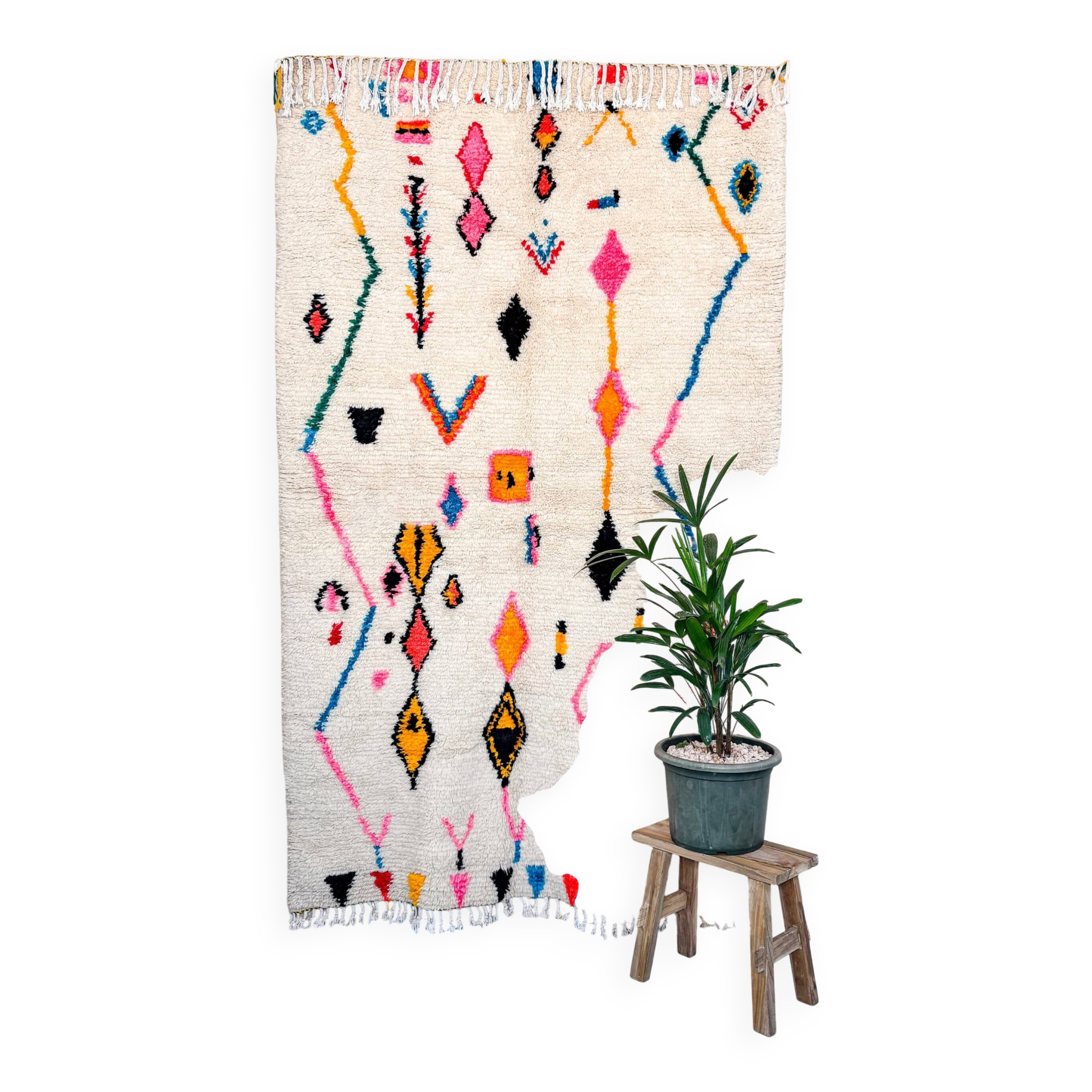 Azilal Colorful Berber Rug 240×150