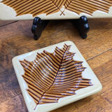 Verceram ceramic tray and butter dish