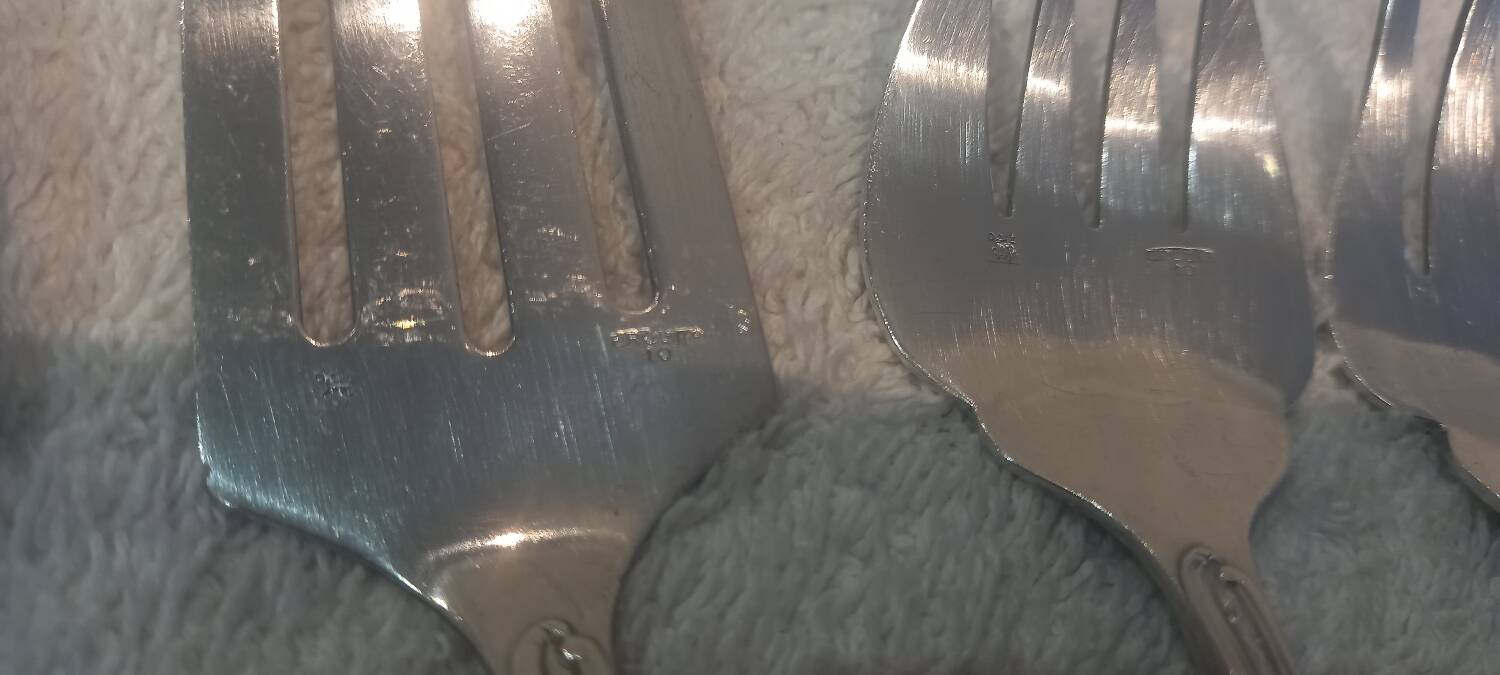 5p hors d'oeuvre service, silver plated metal, goldsmith Ercuis LXV 29