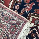 Carpet vintage Persian Afshar done hand 143 X 187 CM