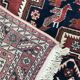 Carpet vintage Persian Afshar done hand 143 X 187 CM
