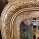 Miroir Louis Philippe doré ancien 119x81cms