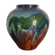 Round ceramic vase