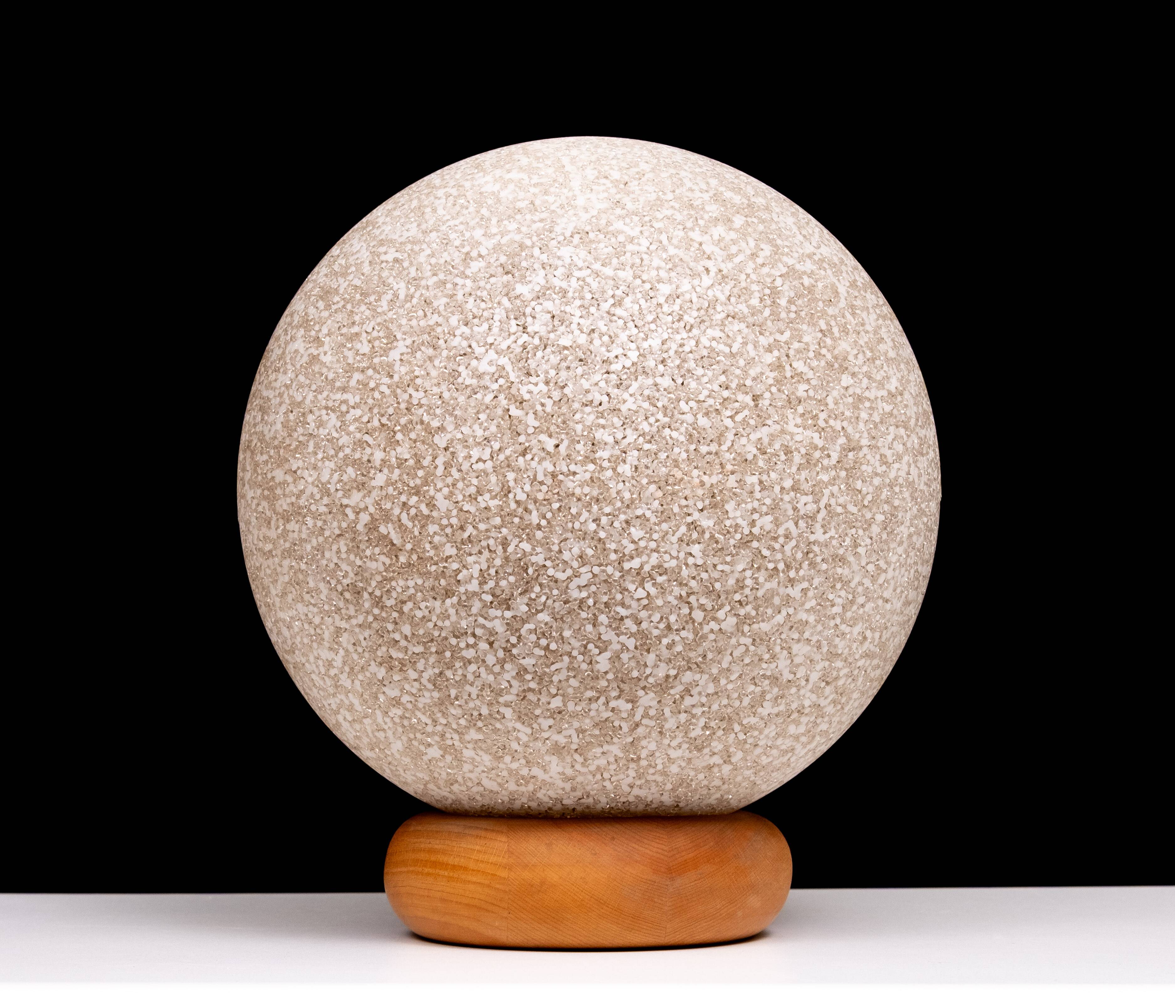 Ball lamp on Pine base 1970 France