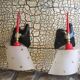 Paire d'appliques Rockabilly années 50