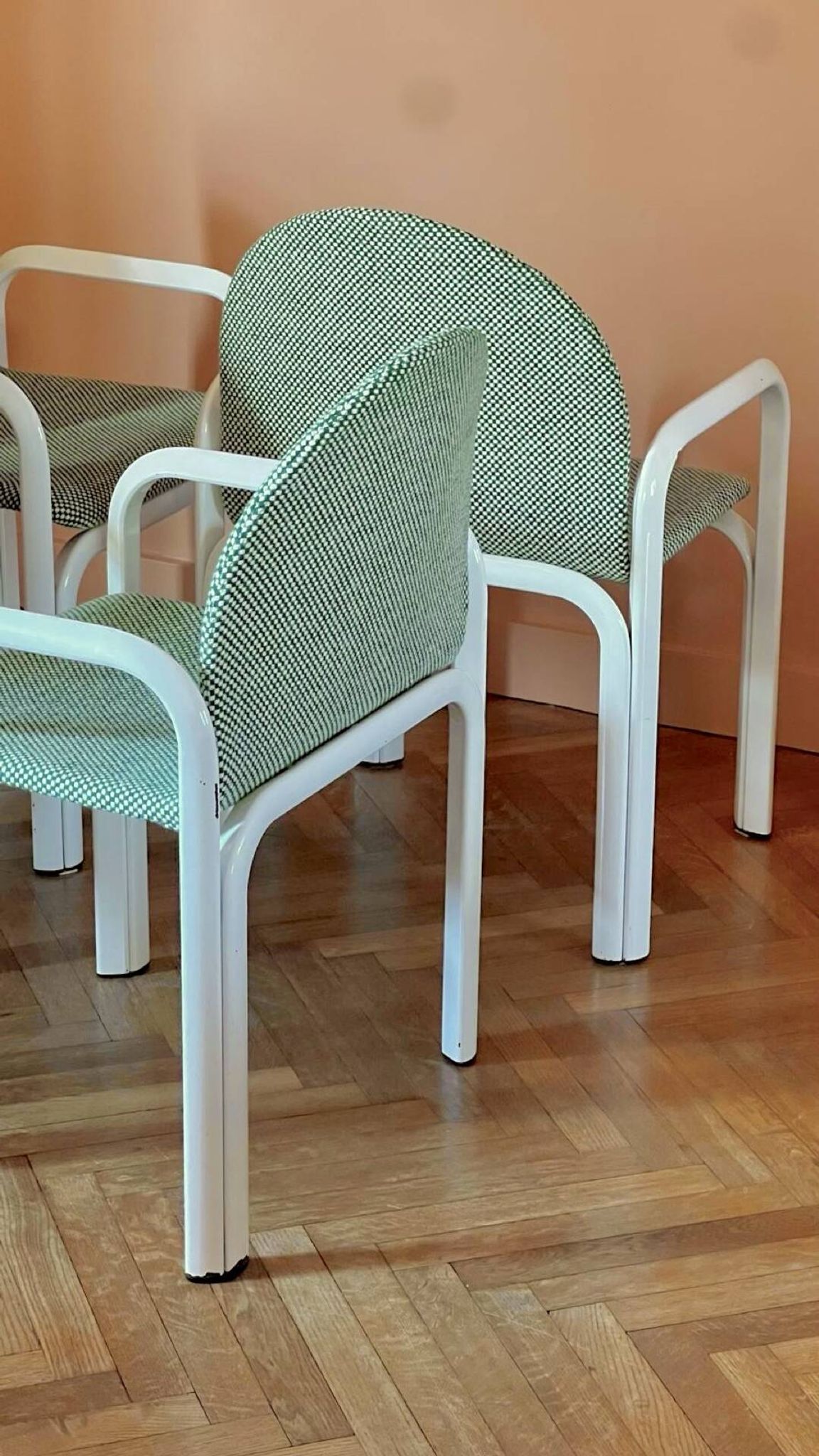 Gae Aulenti Orsay chair set Knoll 1970s