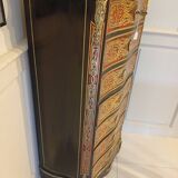 Boulle marquetry secretary desk with weekly drawer