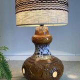 West Germany Fat Lava Style Ceramic Floor Lamp