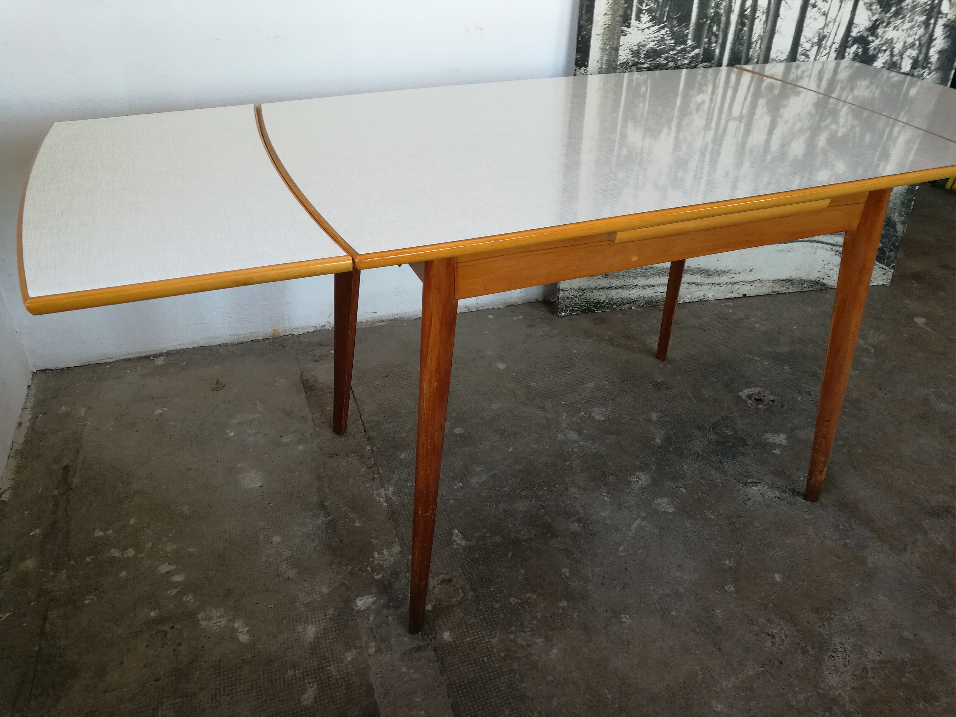 Vintage table foot compass, with extensions