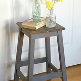 Old wooden stool