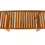 Minimalist beech bench, Sweden, 1970