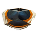 Sunk dish - Murano blown glass, Italy 1970