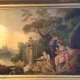 Painting XIX th signed Chéradame