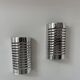 Pair of vintage wall lights, chrome metal, France 1970