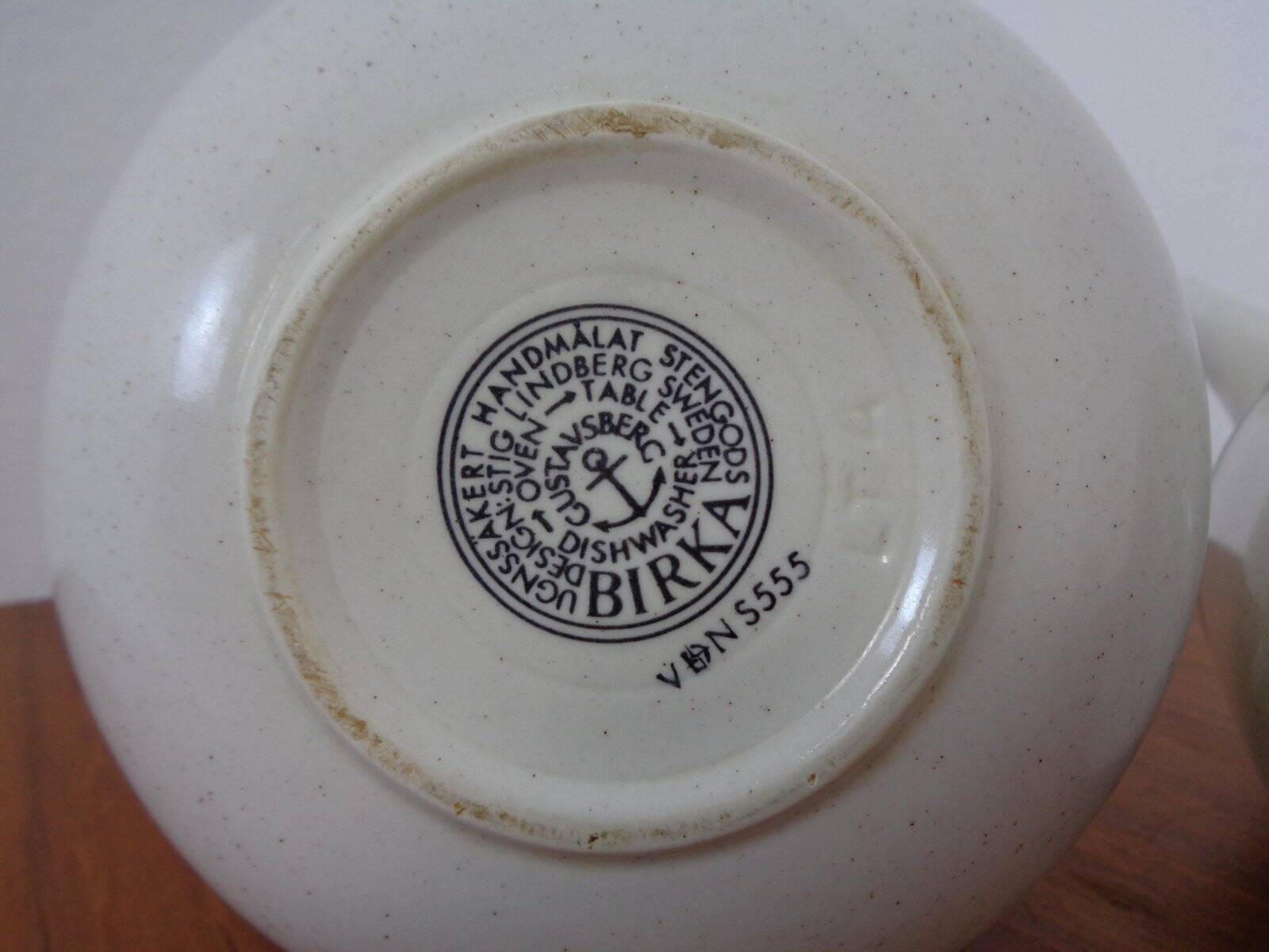 Swedish Birka Teapot & Coffeepot by Stig Lindberg for Gustavsberg, 1960s, Set of 2