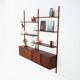Teak system bookcase, Danish design, 1960s, production: Denmark