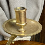 Mermaid-shaped chandelier in bronze