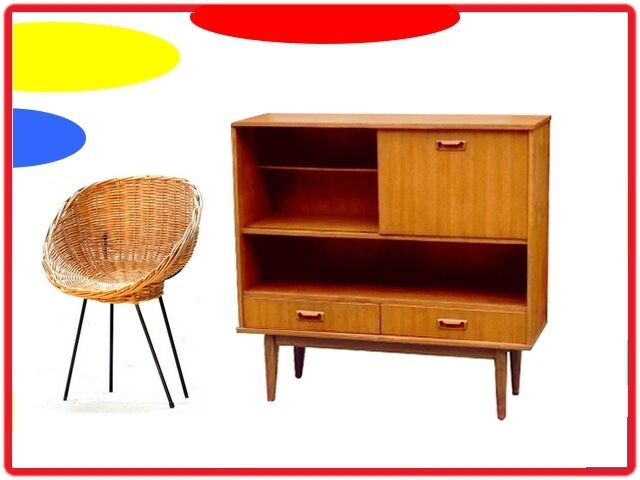 Buffet vintage scandinave teck 1960
