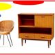 Buffet vintage scandinave teck 1960
