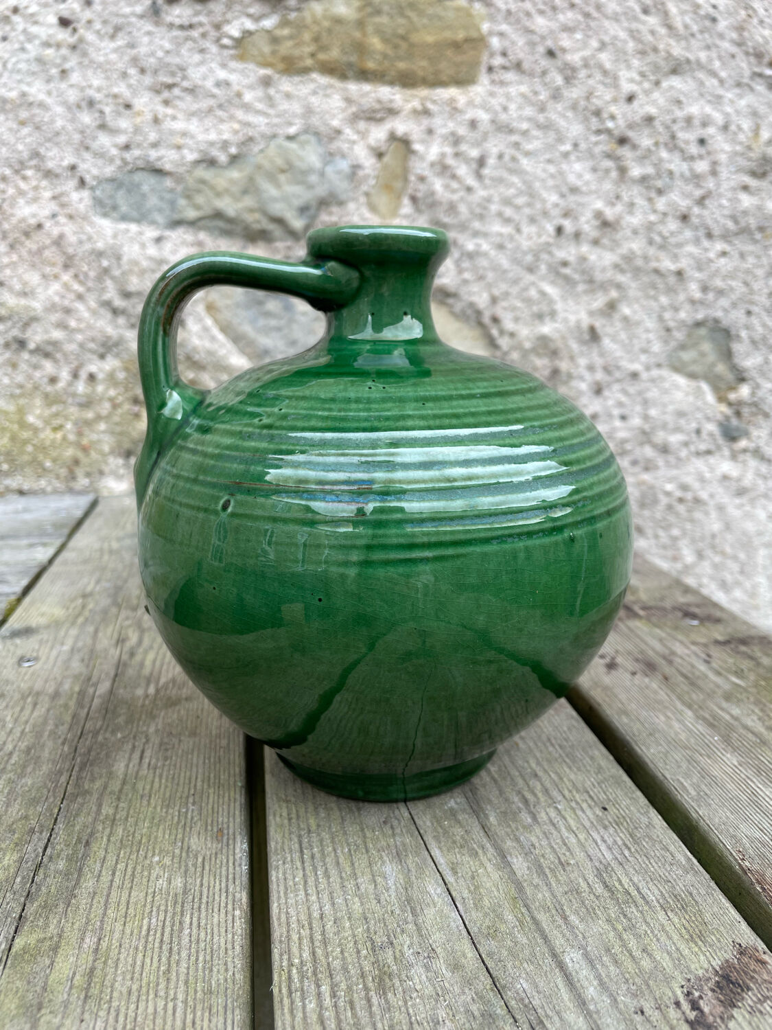 Varnished ceramic jug or picket