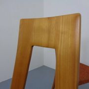 Cherry wood chairs by Ernst-Martin Dettinger, Germany, 1960s, set of 2.