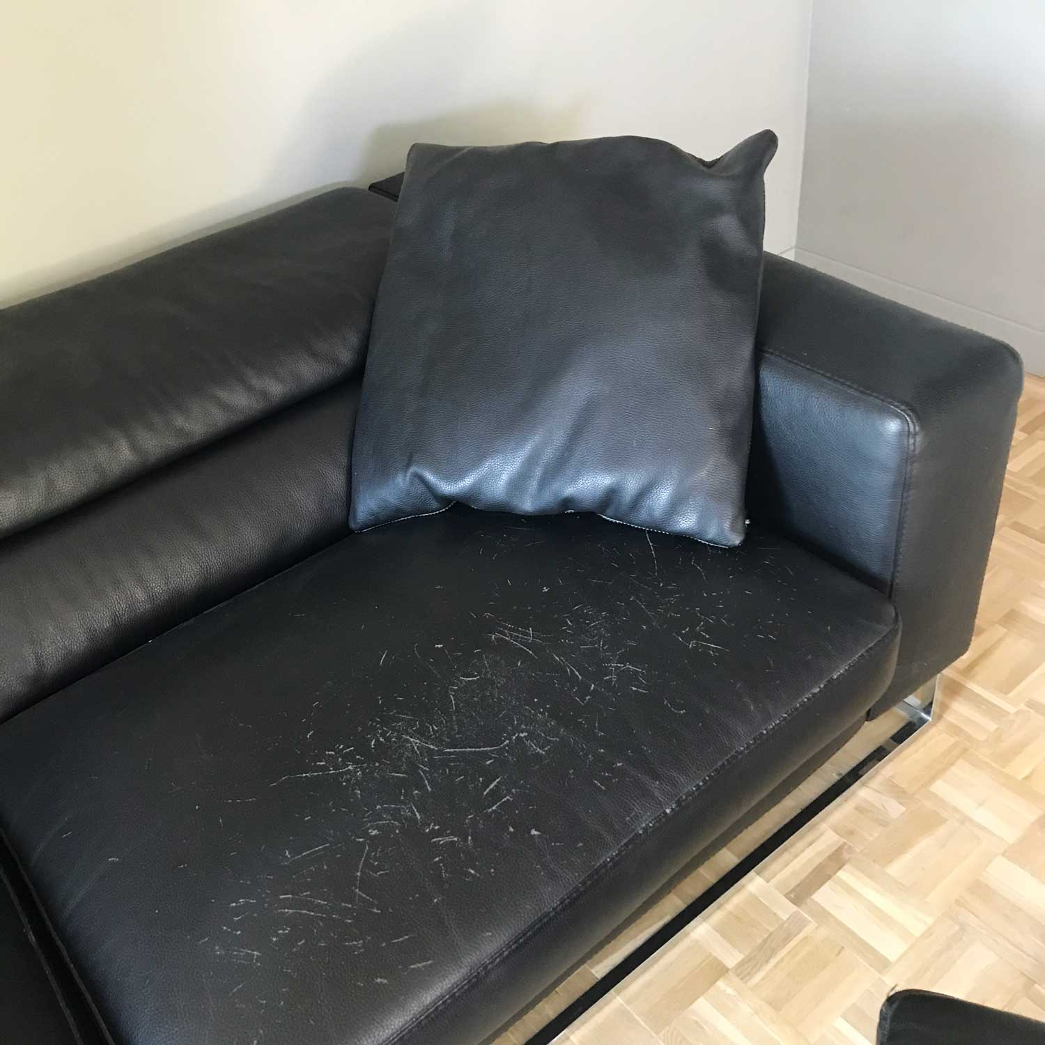 Roche Bobois leather sofa